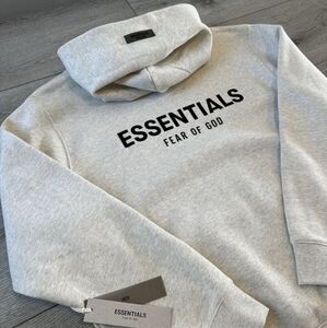 Fear of God Essentials light oatmeal Hoodie